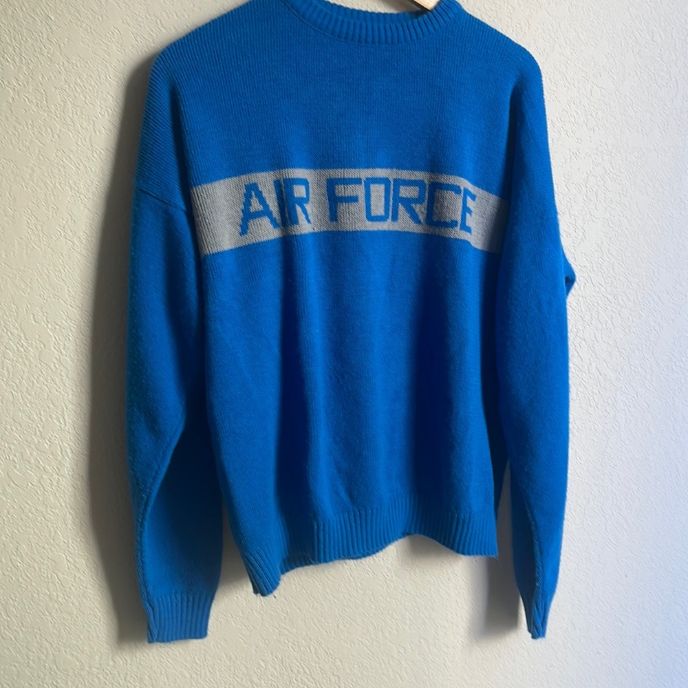 Vintage Air Force Blue Sweater